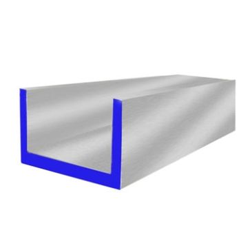 6063 Aluminum Channel - 3/4 Inch X 1/2 Inch X 1/8 Inch