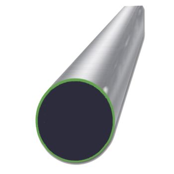 Stainless Steel Round Tube 304Grit 180 - 1-1/2" X 0.065