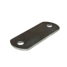 1-1/2 X 3-7/8" OVAL WELDING TAB,THICKNESS: 9GA, 2 HOLES