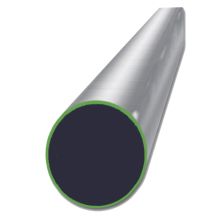 Stainless Steel Round Tube 304Grit 180 - 2" X 0.12